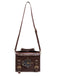 Brown Halloween Clock Decoration Bag, vintage bag, retro purse - perfect for women who love vintage and retro fashion
