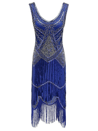 [Clearance] 1920s Sequin Gatsby dress, classic 1920s style elegant retro fashion - Image 1