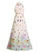 1930s Floral Butterfly Vintage Maxi Dress
