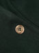 Dark Green 1940s Solid Button Coat — vintage elegance for the modern woman