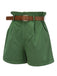 Dark Green 1960s Solid Vintage Shorts, vintage fashion, retro style - perfect for women who love vintage and retro fashion