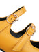 Double Buckle Heels Mary Jane Shoes: timeless style reimagined