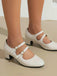 Double Buckle Heels Mary Jane Shoes: timeless style reimagined
