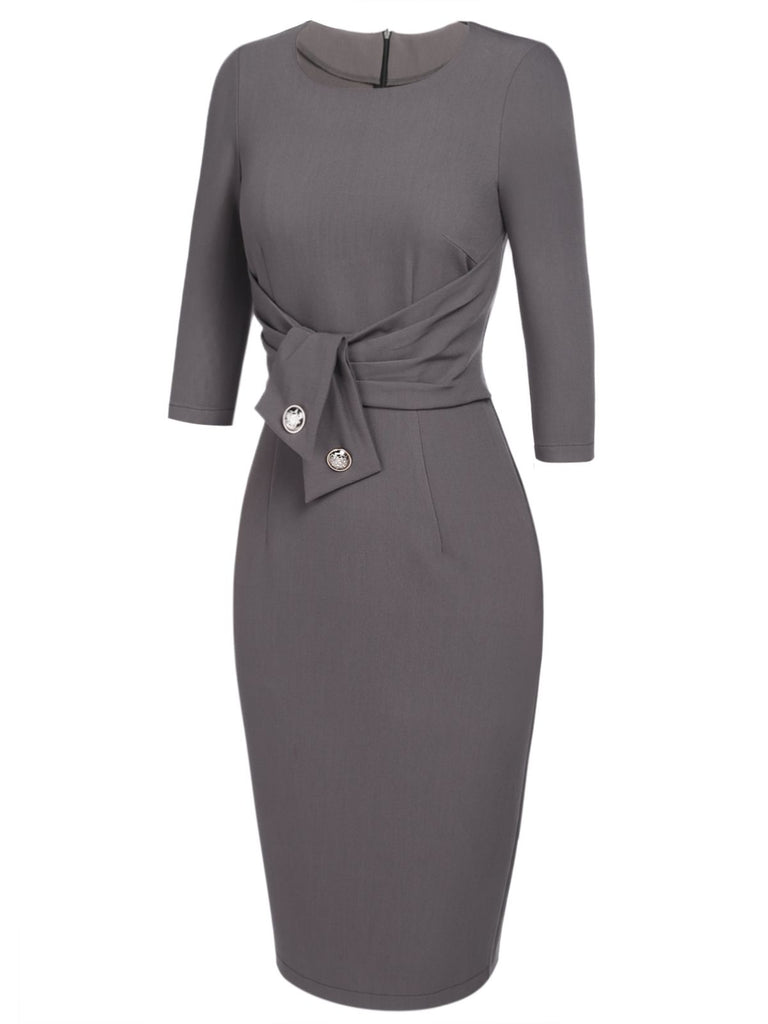 1960s Belt Solid Pencil Dress | 1960s | vintage dress, retro fashion