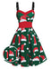 1950s Christmas Swing Dress | 1950s | vintage dress, retro fashion