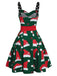 1950s Christmas Swing Dress | 1950s | vintage dress, retro fashion