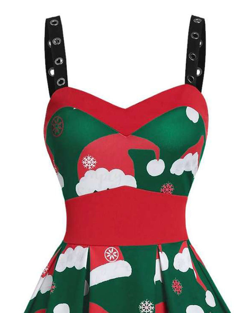 1950s Christmas Swing Dress | 1950s | vintage dress, retro fashion