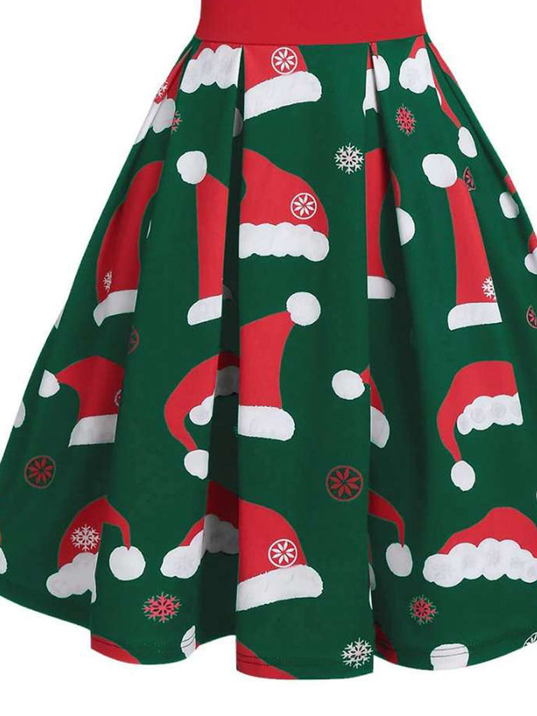 1950s Christmas Swing Dress | 1950s | vintage dress, retro fashion