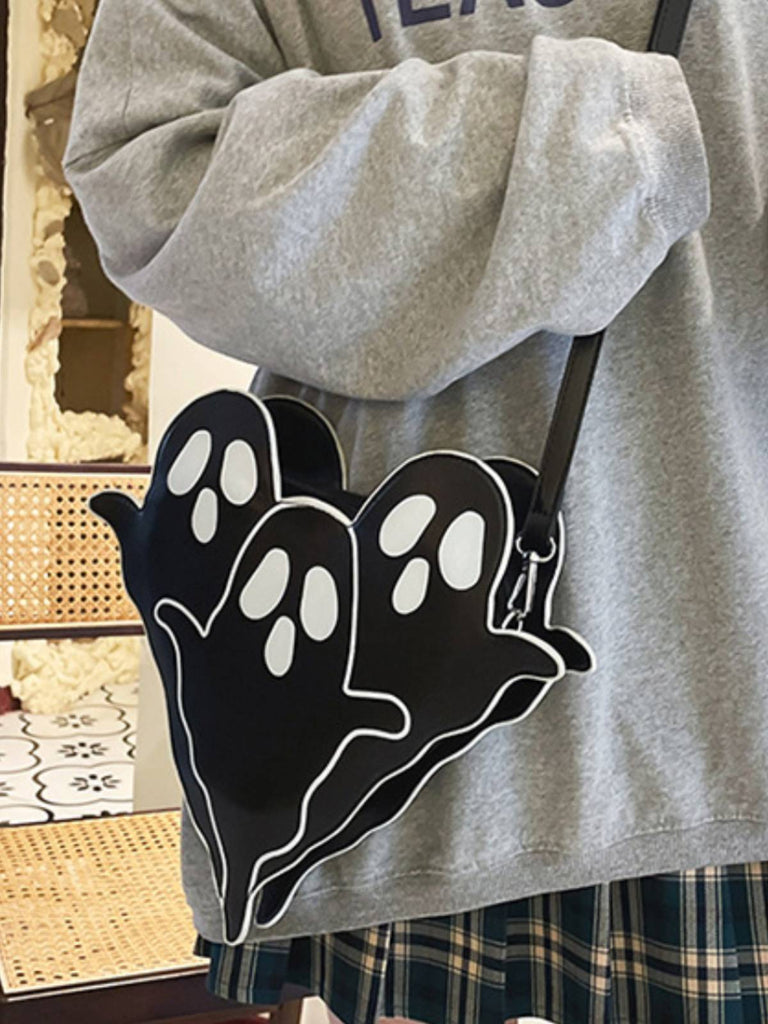 Halloween Cartoon Ghost Triangle Bag — vintage elegance for the modern woman