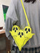 Halloween Cartoon Ghost Triangle Bag — vintage elegance for the modern woman