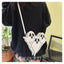 Halloween Cartoon Ghost Triangle Bag - vintage fashion, retro style