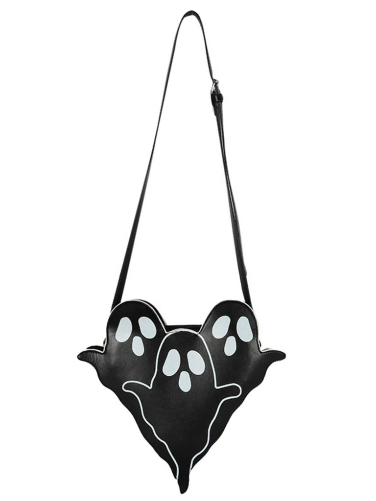 Halloween Cartoon Ghost Triangle Bag - vintage fashion, retro style
