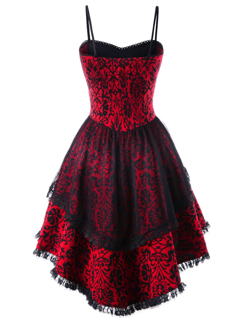 chinese dress ladies Halloween Gothic Lace Steampunk Dress