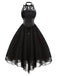 Halloween Gothic Steampunk Lace Dress: timeless style reimagined
