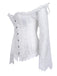 Halloween Steampunk Lace Patchwork Corset — vintage elegance for the modern woman
