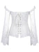 Halloween Steampunk Lace Patchwork Corset: timeless style reimagined