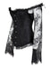 Halloween Steampunk Lace Patchwork Corset — vintage elegance for the modern woman