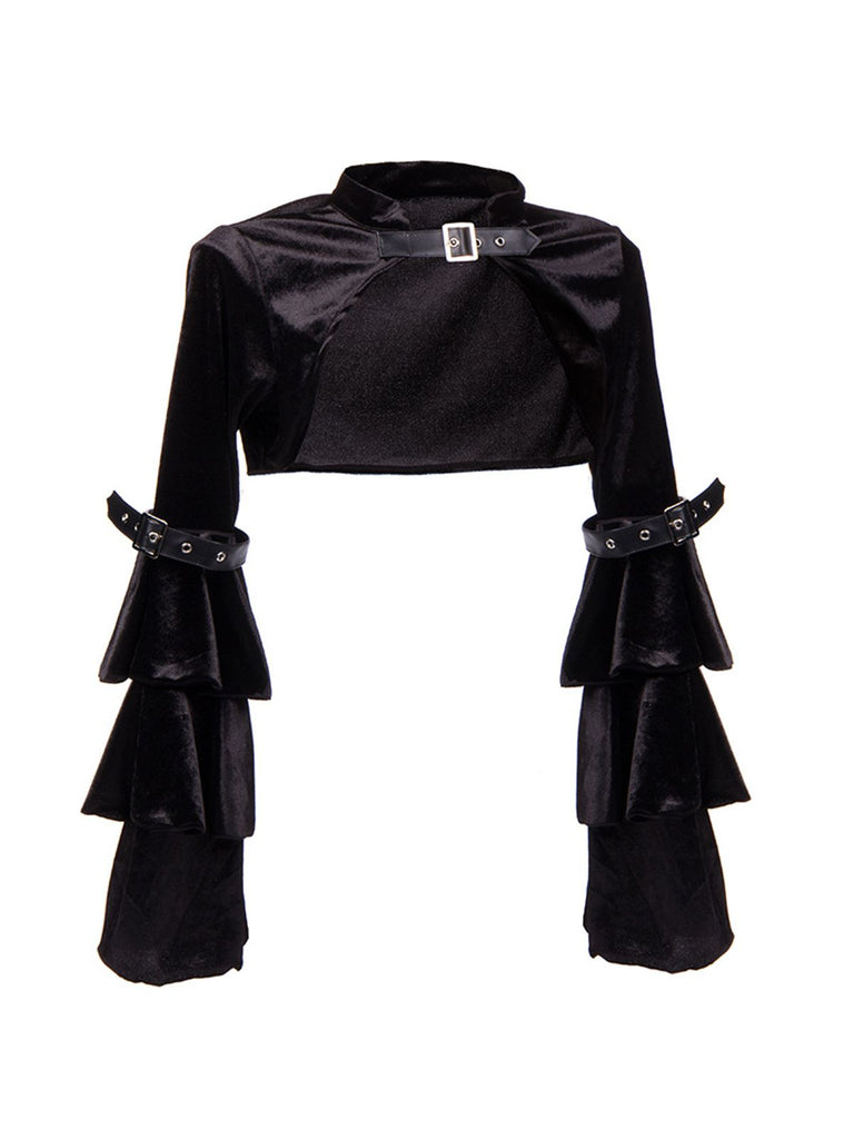 Halloween Steampunk Leather Gothic Cover-up — vintage elegance for the modern woman