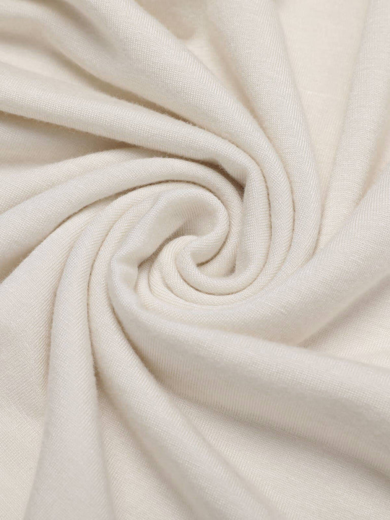 Ivory 1960s Cap Sleeve Slim Pleated Dress — vintage elegance for the modern woman