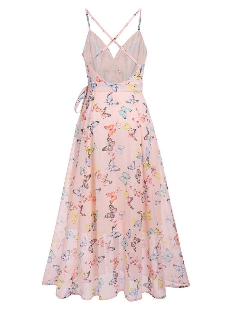 Light Pink Butterfly Maxi Dress Light Pink Butterfly Maxi Dress