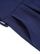 Navy Blue 1950s Dots Lapel Jumpsuit: timeless style reimagined