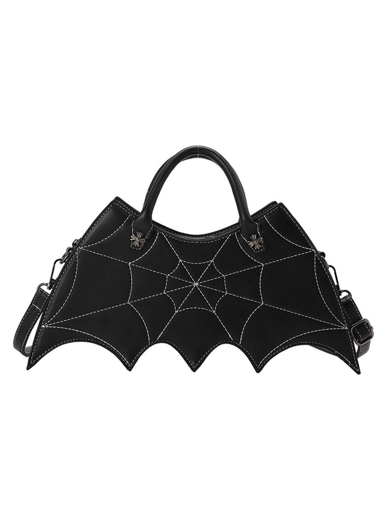 Retro Black Halloween Spider Handbag