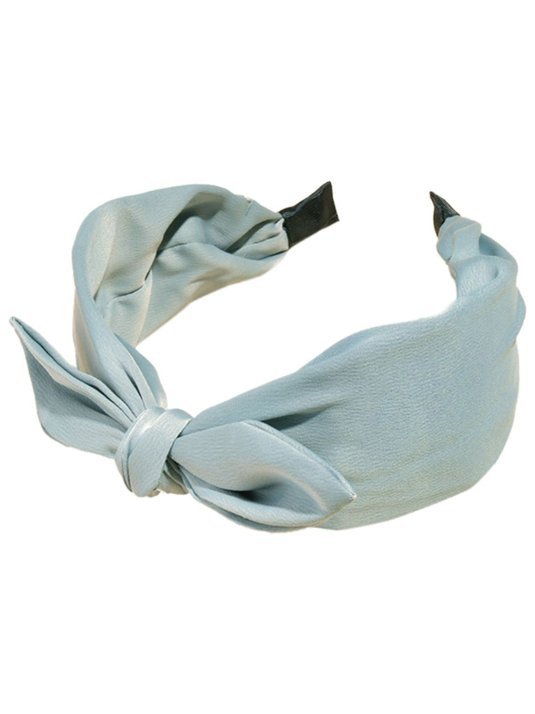 Retro Solid Knotted Bowknot Headband