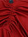 Halloween Solid Lace Gothic Ruffle Skirt