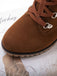 Retro Solid Lace-up Martin Boots