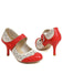 Retro Hollow Out Ankle Strap High Heels Shoes