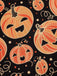Orange 1950s Halloween Pumpkin Swing Dress, vintage dress, retro fashion, rockabilly, pin-up fashion - perfect for women who love vintage and retro fashion