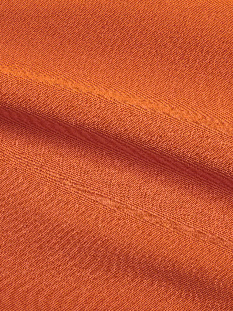 Orange 1960s Button A-Line Suspender Skirt, vintage skirt, retro style - perfect for women who love vintage and retro fashion
