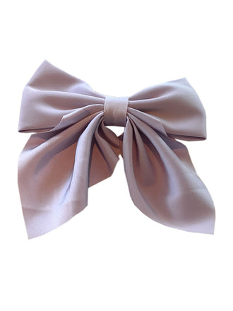 Retro All-match Solid Bow Hairpin