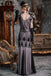 Pink 1920s Cap Sleeve Sequin Evening Dress — vintage elegance for the modern woman
