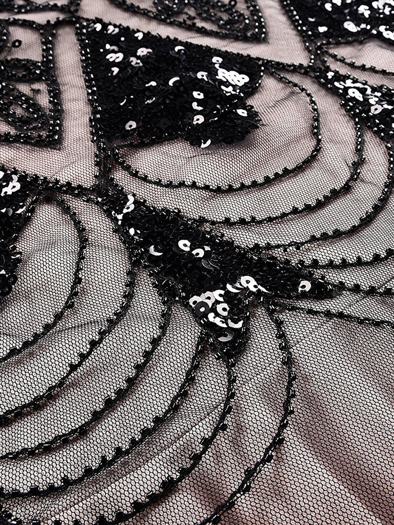 Pink 1920s Cap Sleeve Sequin Evening Dress: timeless style reimagined