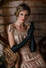 Pink 1920s Sequin Fringed Dress — a 1920s silhouette that turns sidewalks into runways