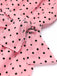 Pink 1930s Polka Dot One-shoulder Jumpsuit: timeless style reimagined