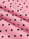 Pink 1930s Polka Dot One-shoulder Jumpsuit: timeless style reimagined