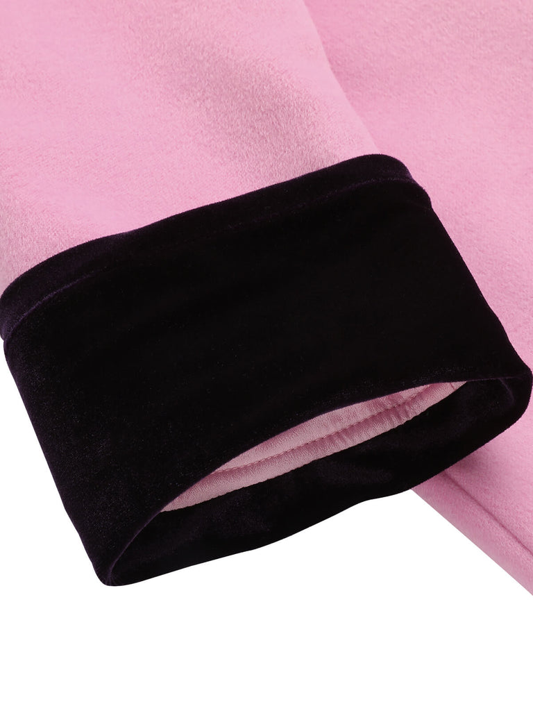 Pink 1930s Velvet Patchwork Button Coat: timeless style reimagined