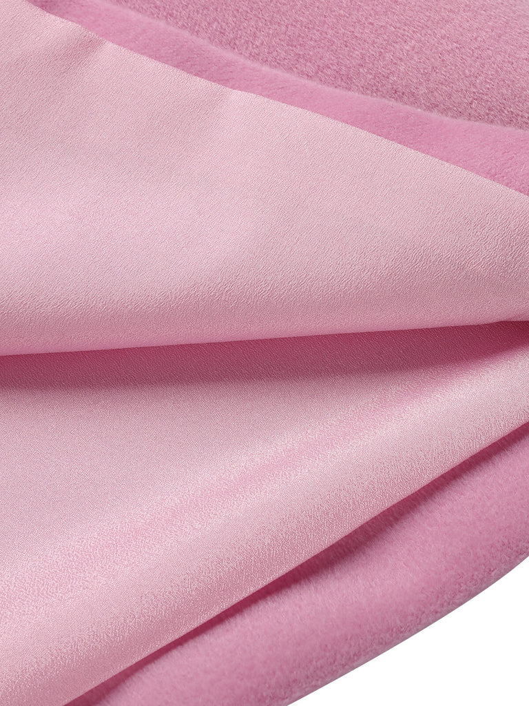 Pink 1930s Velvet Patchwork Button Coat: timeless style reimagined