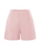 Pink 1950s Button Solid Shorts: timeless style reimagined