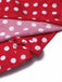 Red 1940s Polka Dot Strap One-Piece Swimsuit — vintage elegance for the modern woman