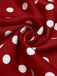 Red 1950s Dots Patchwork Swing Dress, vintage dress, retro fashion, rockabilly, pin-up fashion - perfect for women who love vintage and retro fashion