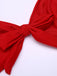 Red 1950s Polka Dots Halter Bikini Set: timeless style reimagined