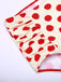 Red 1950s Polka Dots Halter Bikini Set — vintage elegance for the modern woman