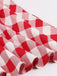 Red White 1950s Pockets Plaid Dress — vintage elegance for the modern woman