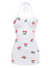 Retro 1950s Cherry Summer One-piece Swimsuit: timeless style reimagined