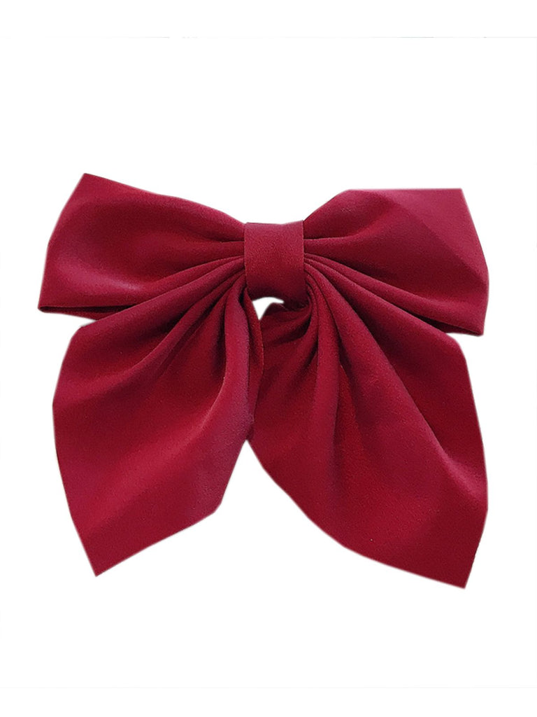 Retro All-match Solid Bow Hairpin — vintage elegance for the modern woman