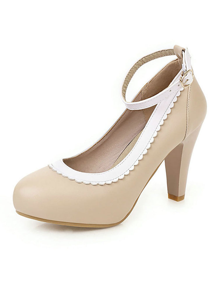 Retro Ankle Strap High Heels Shoes — vintage elegance for the modern woman