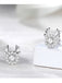 Retro Antlers Zircon Alloy Ear Studs: timeless style reimagined